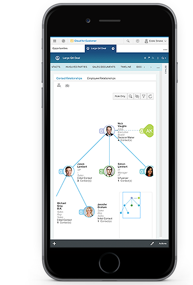 screenshot of SAP Sales Cloud